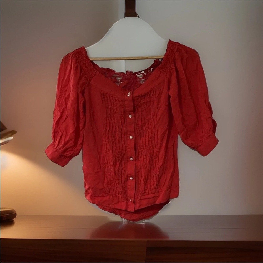 La Festa Blouse Small Valentine’s Day Perfect For Spring Summer Night Out